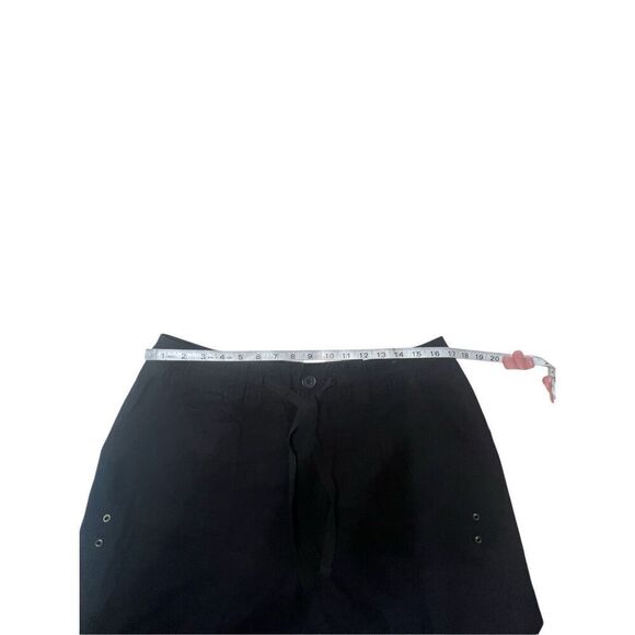 ST. John’s Bay Black Linen/Cotton Capris Sz 14W NWT - Picture 6 of 9